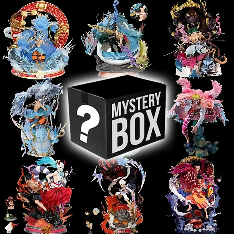 4 Emperors ONE PIECE Figure Mystery Box Surprise Blind Box featuring Luffy and Zoro Shanzhi Nami Meiwusop Random Person