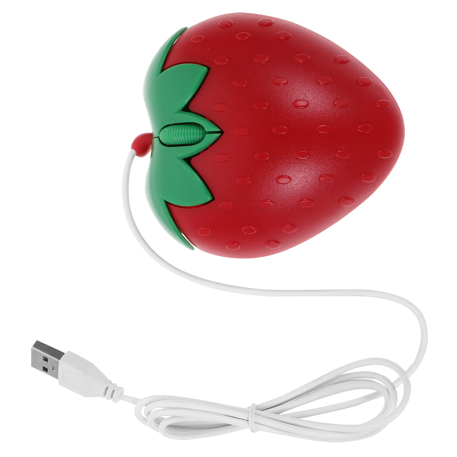 

Розовая мышь-грызунок в виде клубники, проводная USB-мышь для ноутбука, эргономичный дизайн для офиса, дома, путешествий, работы, компьютерная мышь