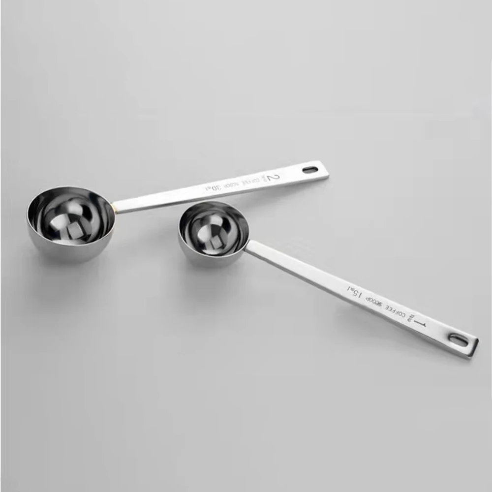 1/2/4PCS Coffee Spoon Convenient Does Not Rust Simple Wear-resistant Practical Household Measuring Spoon Portable Durable