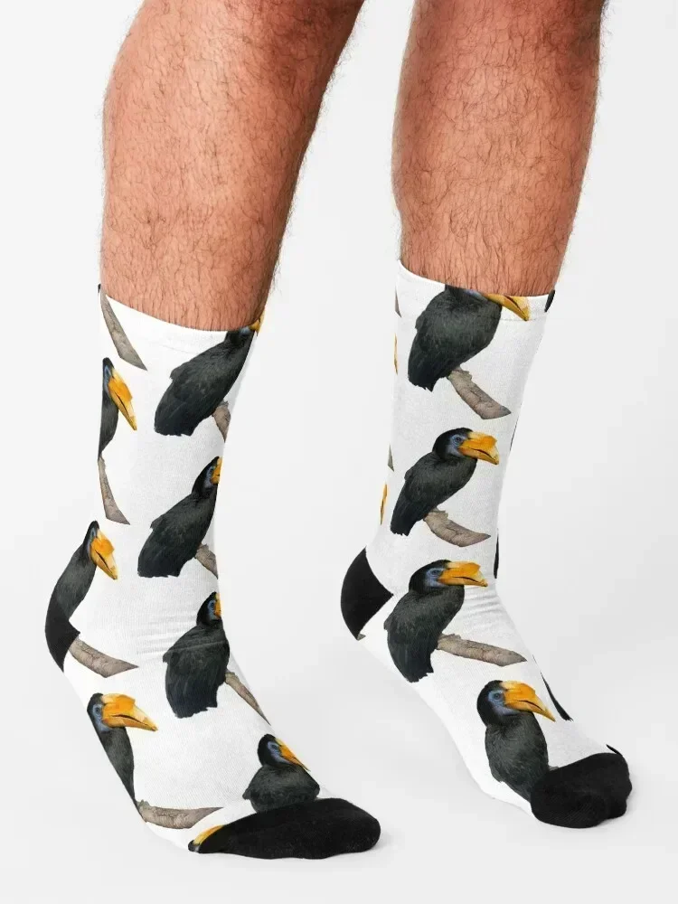 Princesa Pilai, calcetines arrugados Hornbill Royalty con estampado antideslizante calcetines de anime de fútbol para hombre y mujer