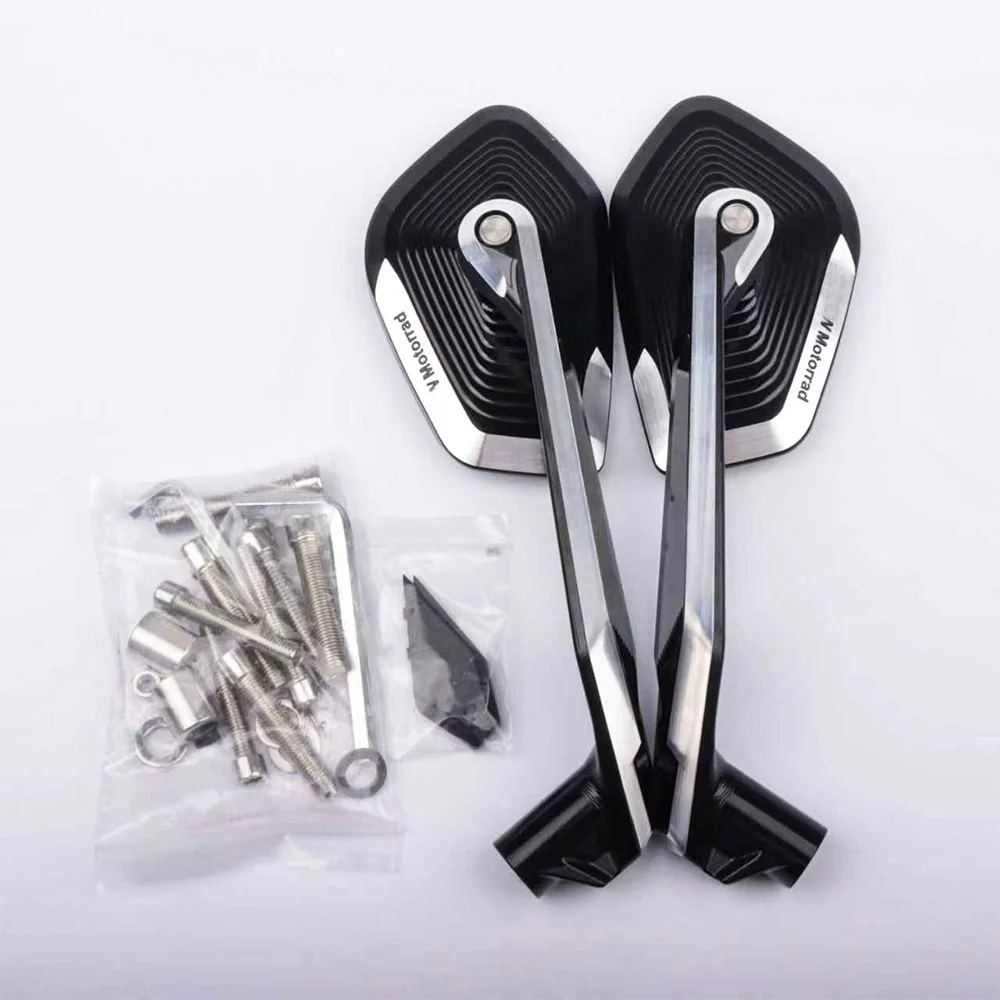Motorcycle Side Rearview Mirror For BMW R1300GS 2024 R1200 1250 GS ADV F900R G310GS S1000XR Aluminum Adjustable Rear View Mirror