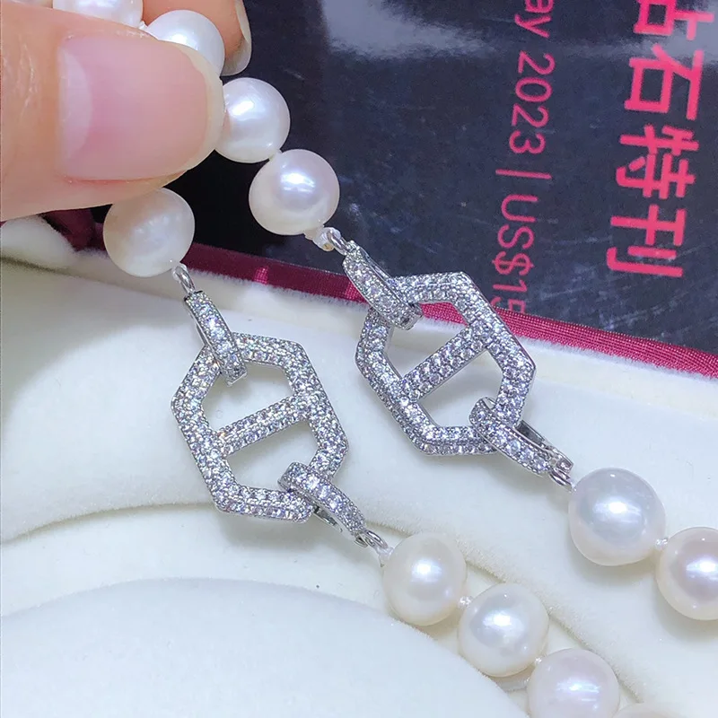 Natural Freshwater Real Pearl Necklace, Multiple Styles, Fashionable, Light Luxury, Versatile, Niche Women's Wholesale Stock