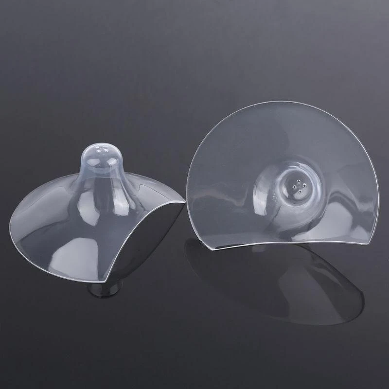 J15U Nipple Cover Contact Nipple Protector Breastfeeding Everters with CarryingCase