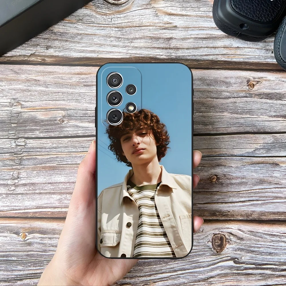 Finn Wolfhard Phone Case for Samsung Galaxy S23 Ultra S24 S22 S20 Fe S21 Plus A54 A34 A24 A53 M54 Note 20 Back Cover