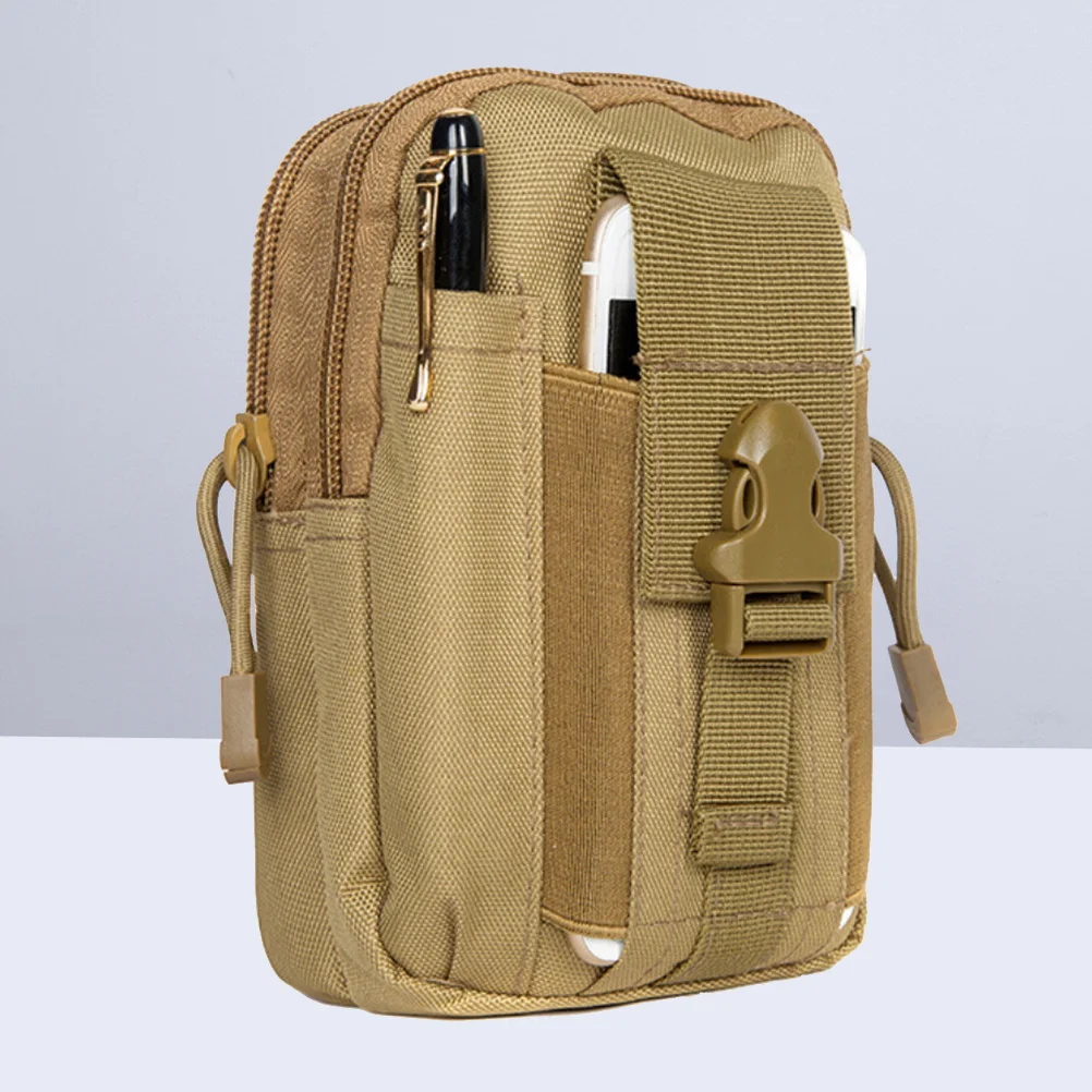 

Water-Resistant Tactical Duffle Waist Pack Lightweight Oxford Cloth Belt Bag Hand Carry Camping Outdoor Bumbag Camouflage