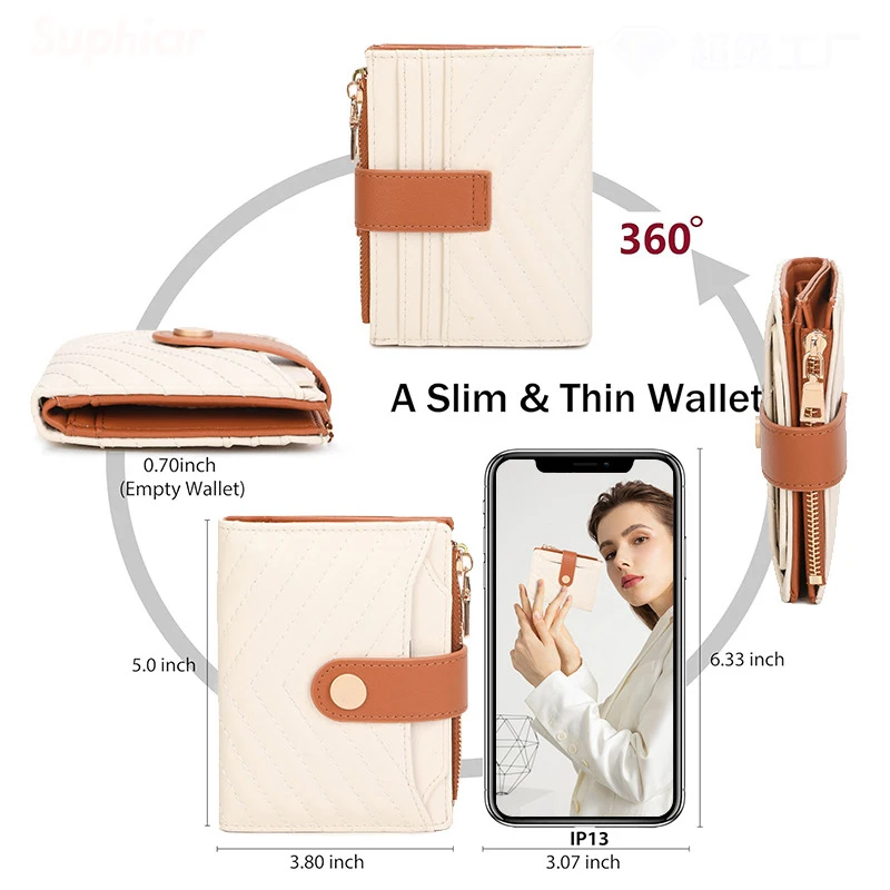 Western Rhombus Pattern Commuter PU Leather Multi-cards Women Wallet Hasp Zipper Coin Purse