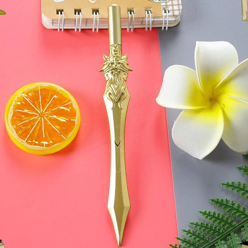 12 Pcs Gel Pens Creative Stationery Student Writing Tools Water-based Pen Vintage Writing Supplies