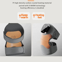Factory Custom Electric Wireless Hot Smart Heating Knee Pads Brace Adjust Device Relieve Muscle Fatigue Knee Massager Machine