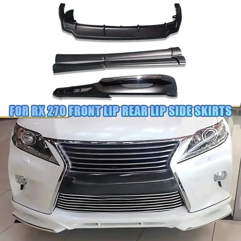 Car Bodykit for  RX270 RX350 RX450H Front Lip Rear Diffuser Lip Side Skirt Car Body Kits Exterior Accessory Parts
