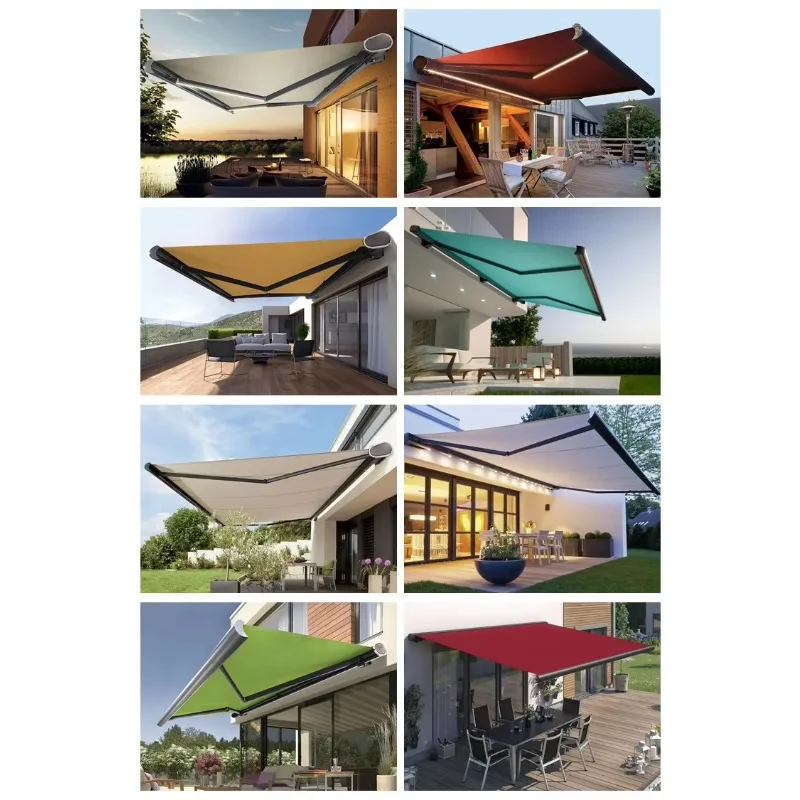 

Motorized Patio Awning with Full Cassette Protection | Electric Retractable Outdoor Shade