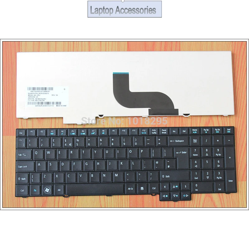 Nuovo Per Acer Travelmate 5360 5760 5760G 5760Z 5760ZG 6595TG 6595G 6595T Serie Uk Tastiera Portatile Zrj Pn: I170A.350