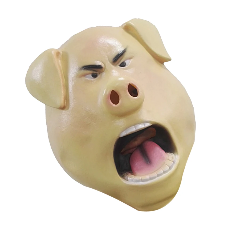 

Animal Headgear Horror Pig Face Masquerade Party Prop Full Scary Lightweight Material Festive Atmosphere Dance