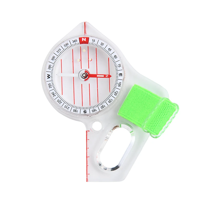 1pc Outdoor Professional Thumb Compass Elite Competition Orienteering Compass Portable Compass Map Scale Compass 76x92x13mm