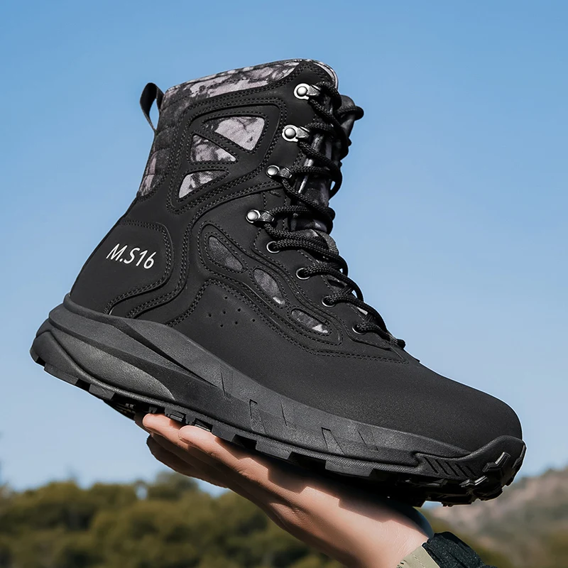 

Мужские походные ботинки, уличные противоскользящие износостойкие кроссовки, удобная водонепроницаемая обувь для путешествий, высококачественная походная обувь