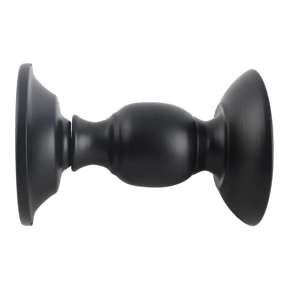 Iron Pillar Candle Holder Black Matte Candlestick Holder Victorian Antique Decorative Candle Stand Fireplace Mantle