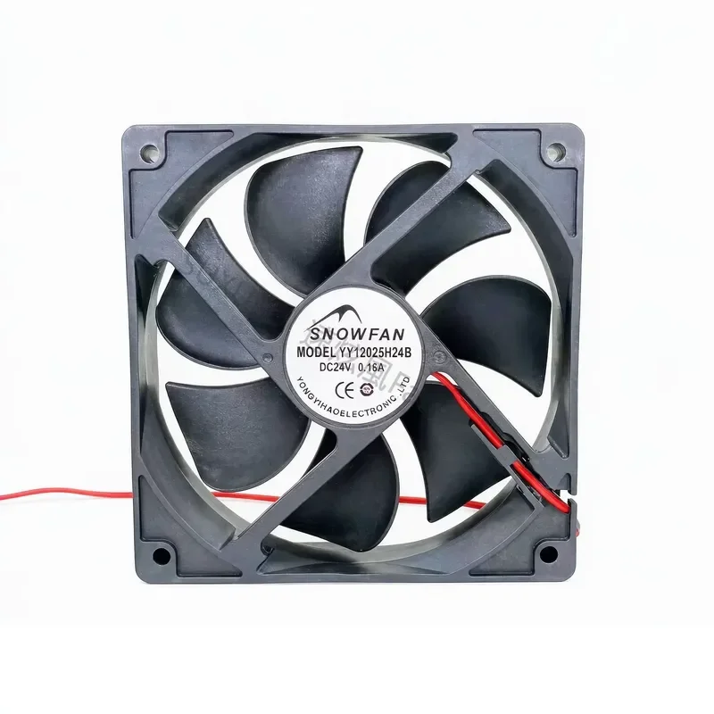 New SNOWFAN 12CM 12025 24V DC, double ball bearing industrial fan YY12025H24B