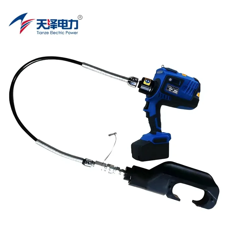 For NBC-715R 500mm 15T Alloy Steel Cable Crimper, Battery Powered Electro-Hydraulic Crimping Tool for Copper/Aluminum Cables