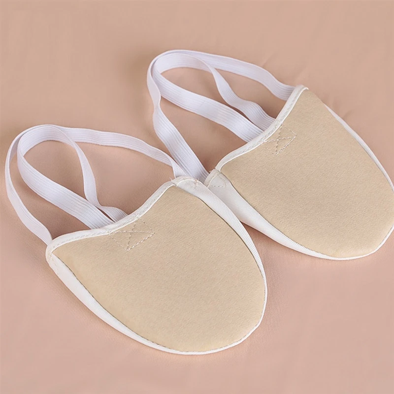 1Pair Rhythmic Gymnastics Shoes Half Length Soft Socks Children Adult Ballet Dance Elastic Shoes Art Gym Accessories