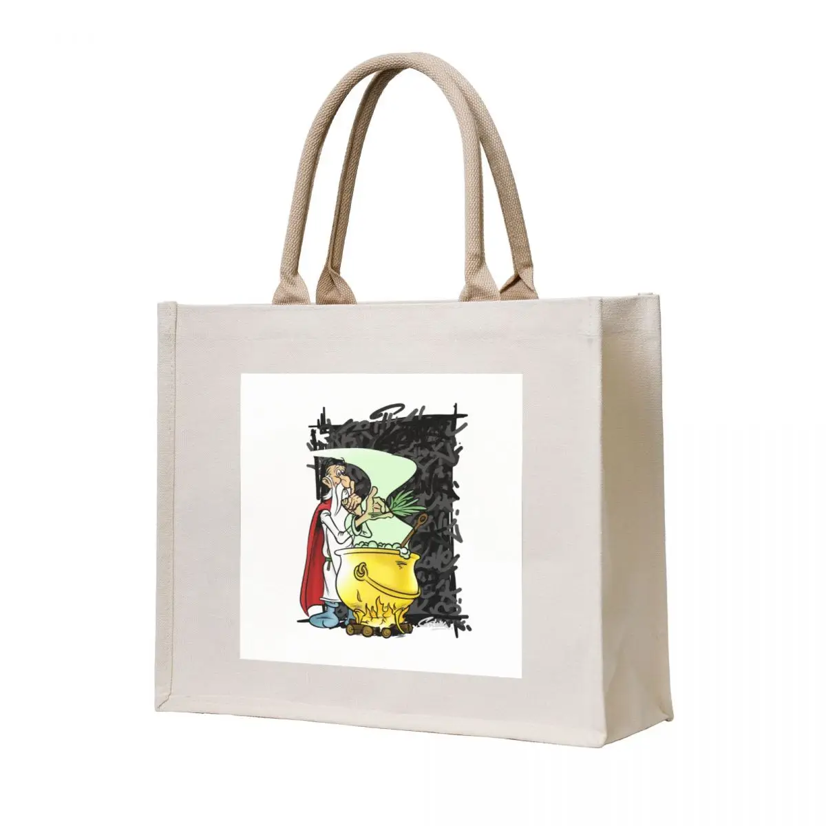 

panoramix Tote Bag tote bags men Canvas Women's shopper shopping cart bags