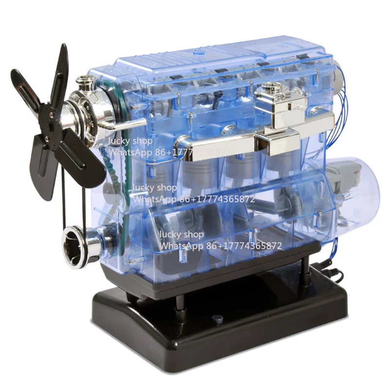 

In-line Four-cylinder Mini Engine Model, Movable Assembly
