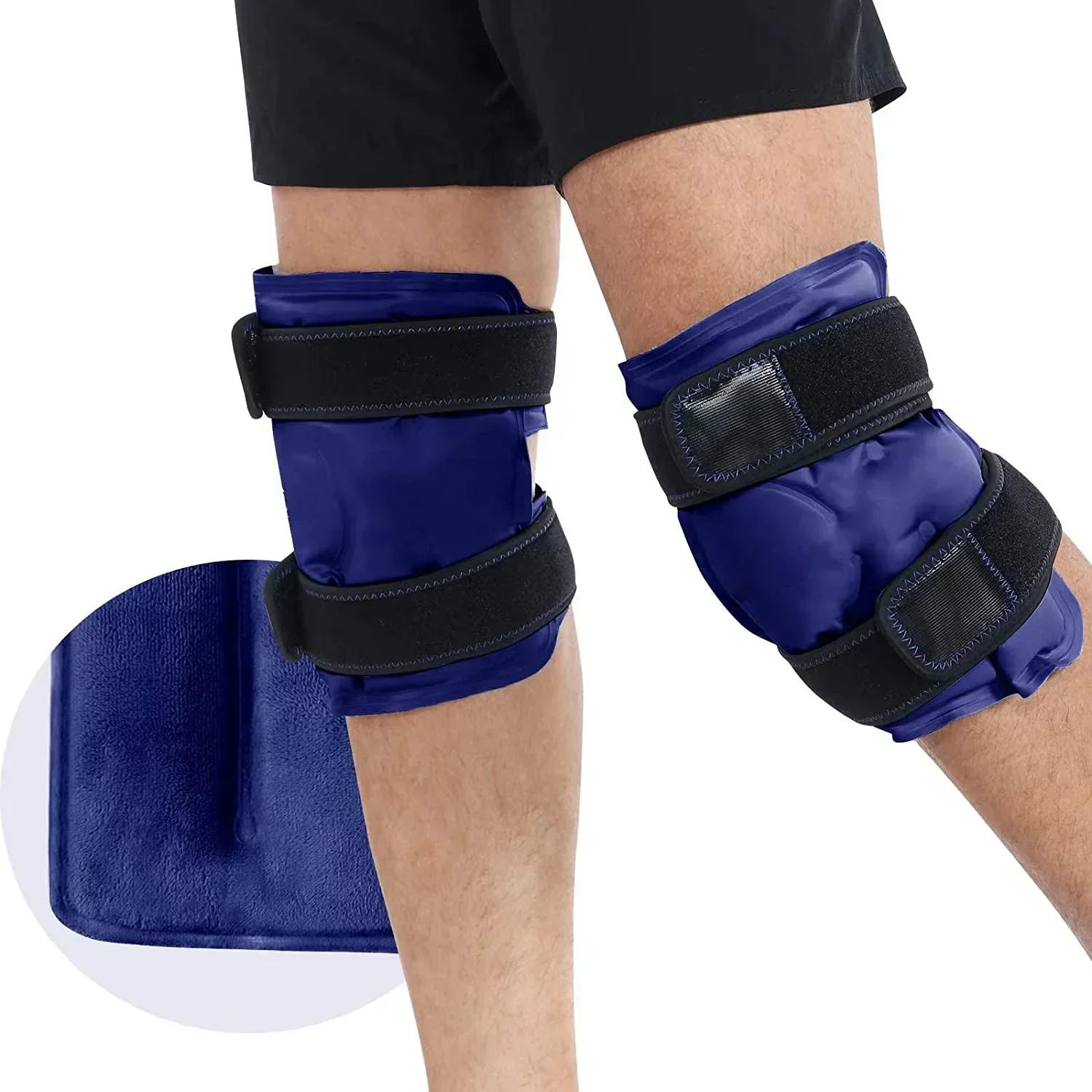 

Kneepad Ice Bag Sport Ware Calf Ice Pack Calf Cold and Hot Compress Gel Cooling Knee Pad Therapy Bag
