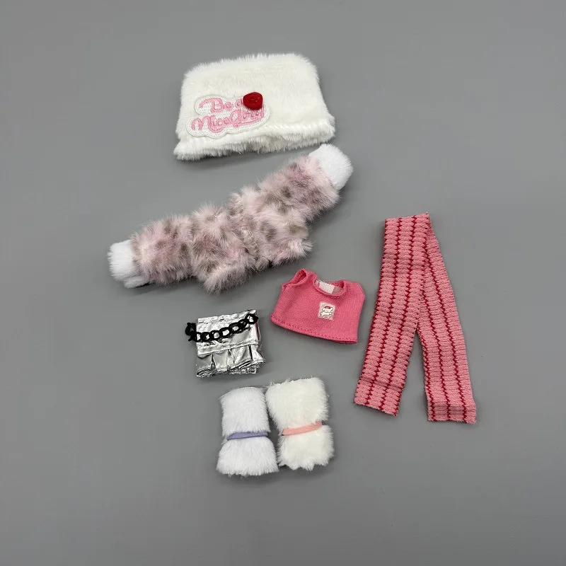 Doll's Clothes Suitable For 1/8 BJD 1/12 Ob11,11-17cm Slim Body DIY Set Toy Accessories