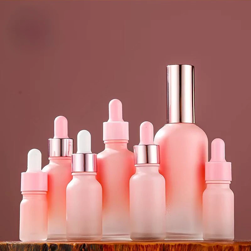 Perfume Bottle Glass 5ml-100ml Empty Travel Dropper Bottles Aromatherapy Liquid Essential Oil Pipette Bottle Atomizer Sprayer