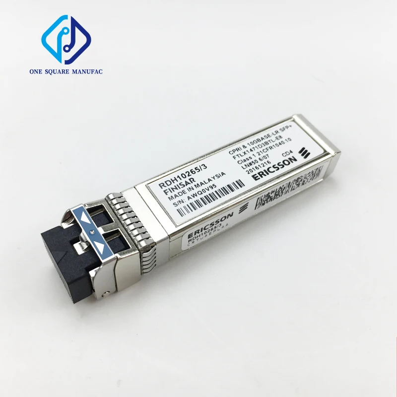 

ERICSSON RDH102 65/3 FTLX1475D3BTL-E7 10G 10KM Single-Mode SFP Optical Fiber Transceiver