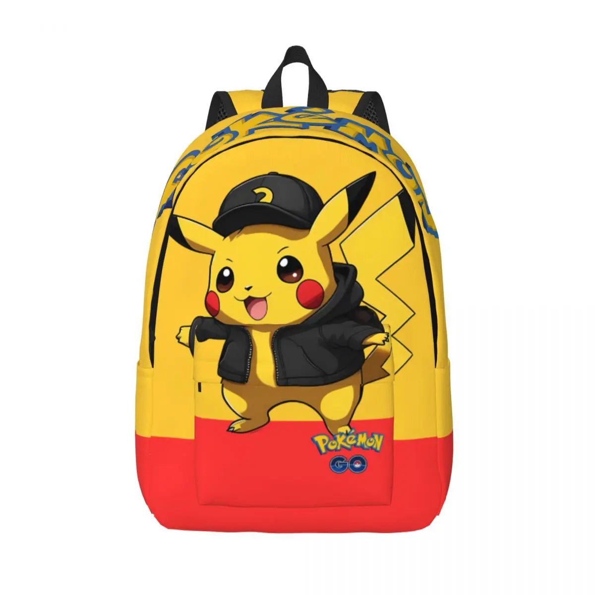 

Classic TSB Pokedom Sticker Rucksack Outdoor Large Capacity Pocket Monster Pikachu Preschool Book Pack Back To School Gift