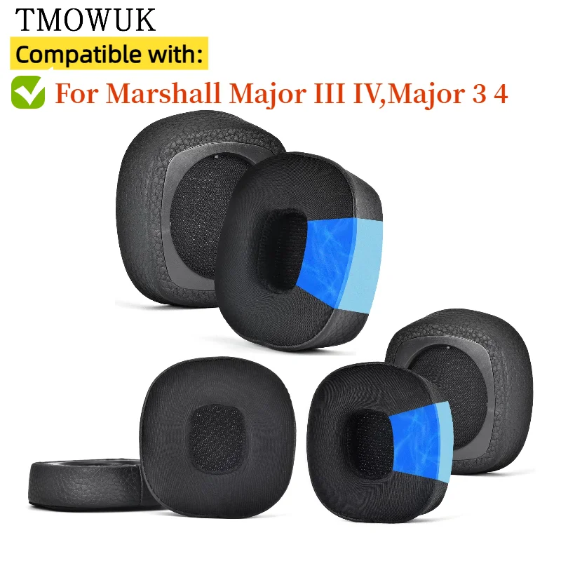 

Sport Cooling-Gel Replacement Ear Pads for Marshall Major III IV,Major 3 4 Headphones Ear Cushions, Headset Ear Cover Earpads