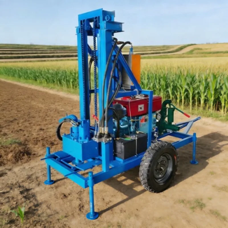 Powerful and Efficient Electric Water Well Drilling Rig with 400M Depth Capacity for Commercial and Industrial Use
