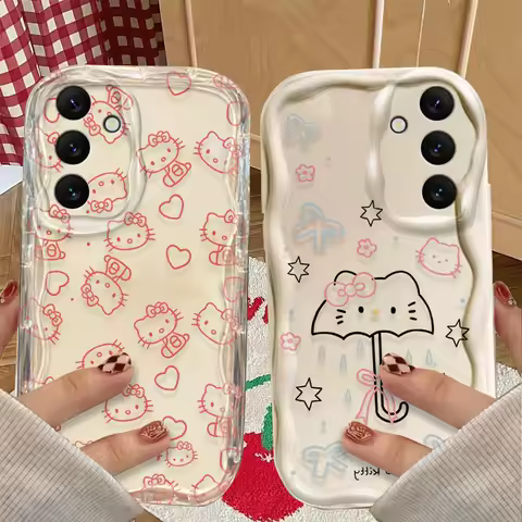 Sanrio Hello Kitty Phone Case for Samsung Galaxy A55 A35 A25 A15 A05 A05S A54 A34 A24 A14 A73 A53 A33 A23 A13 A52 A32 A22 Cover