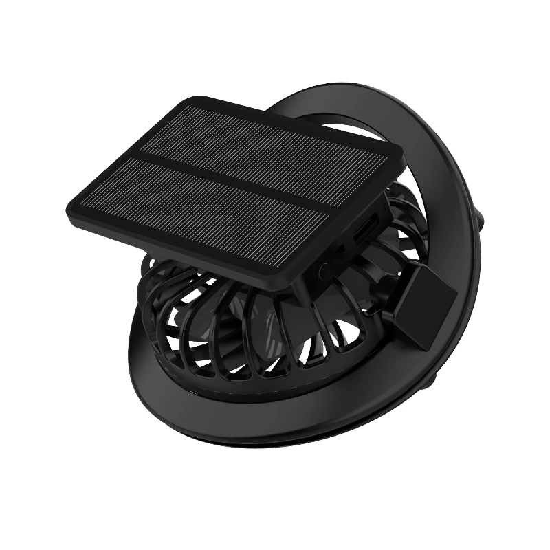 Solar powered sun hat, large size charging, summer men's outdoor camping