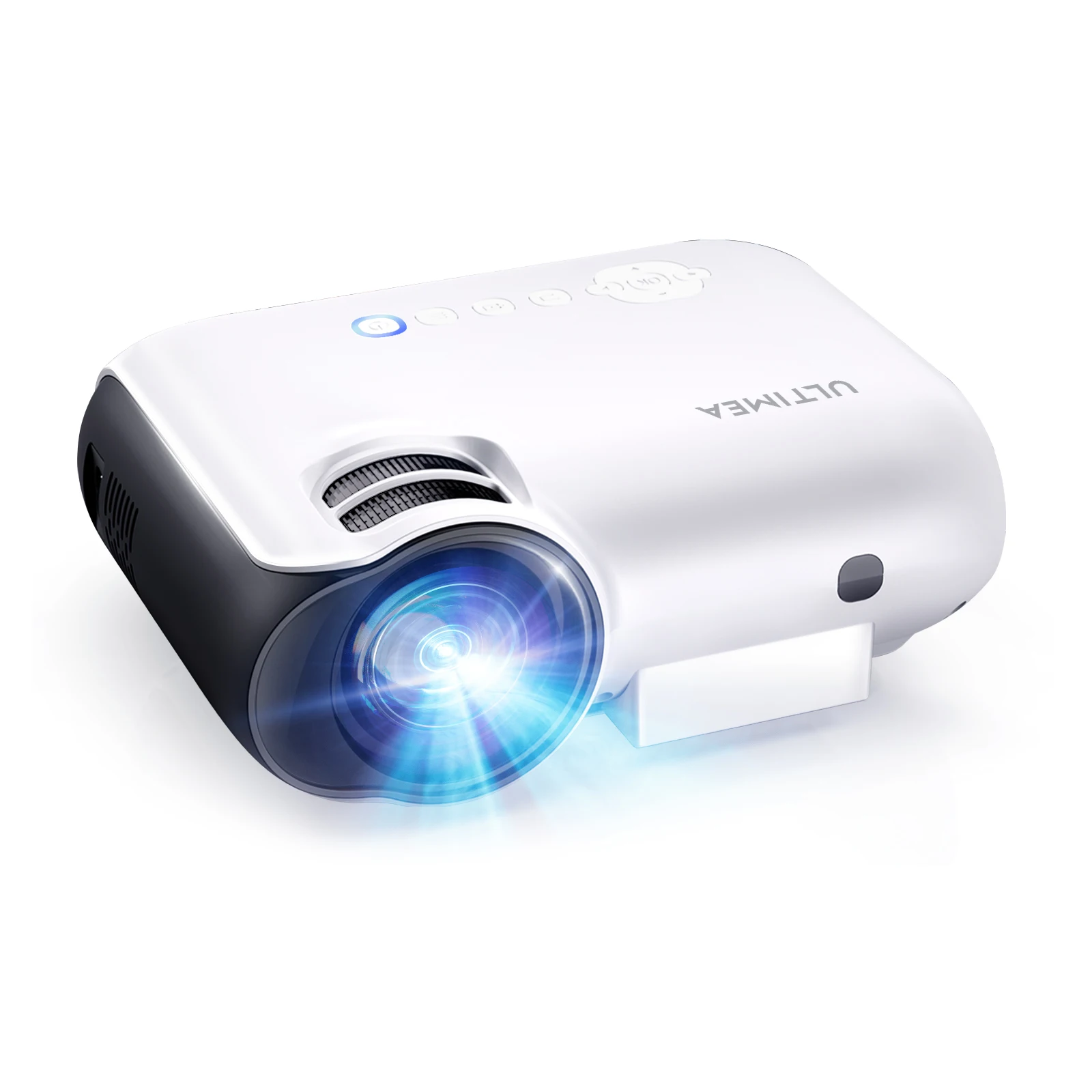 Projector Full HD Native 1080P, Mini Projector BT 5.1, 4K Supports LED Projector with 10000 Lumens, 50% Zoom, Portable Projector