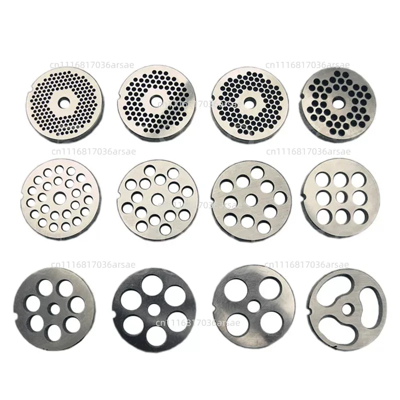 Fiber Washer Meat Grinder Orifice Plate Round Metal Hole Plate Stainless Steel Meat Plate Sausage Meat Grate