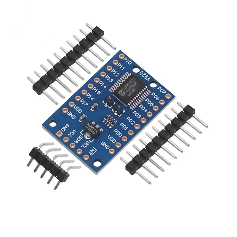 PCF8575 Module Expansion IO port Expander board DC 2.5-5.5V I2C communication control 16 IO ports For Arduino