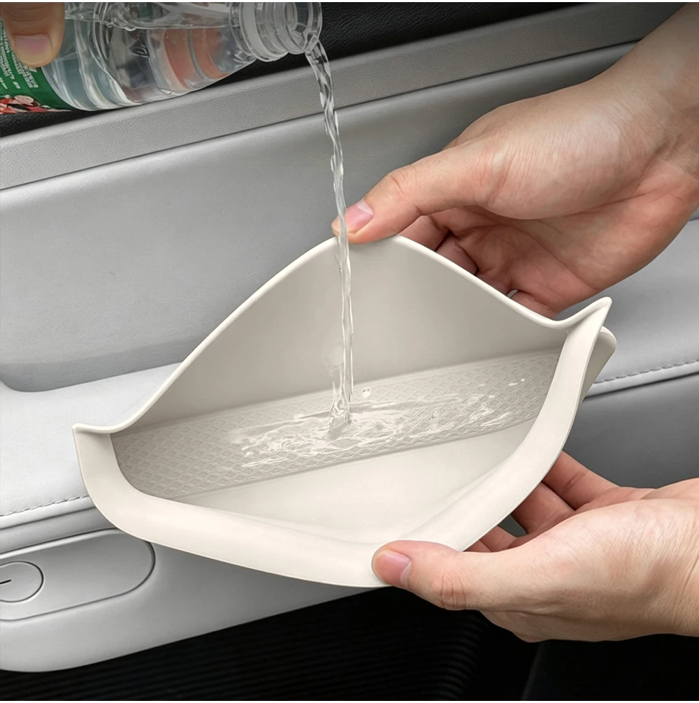 4 Stück Silikon-Aufbewahrungsboxen für Autotüren für Xpeng G6 2023 2024 2025 2026 Türfach-Organizer Innenraum-Zubehör – Detail 6