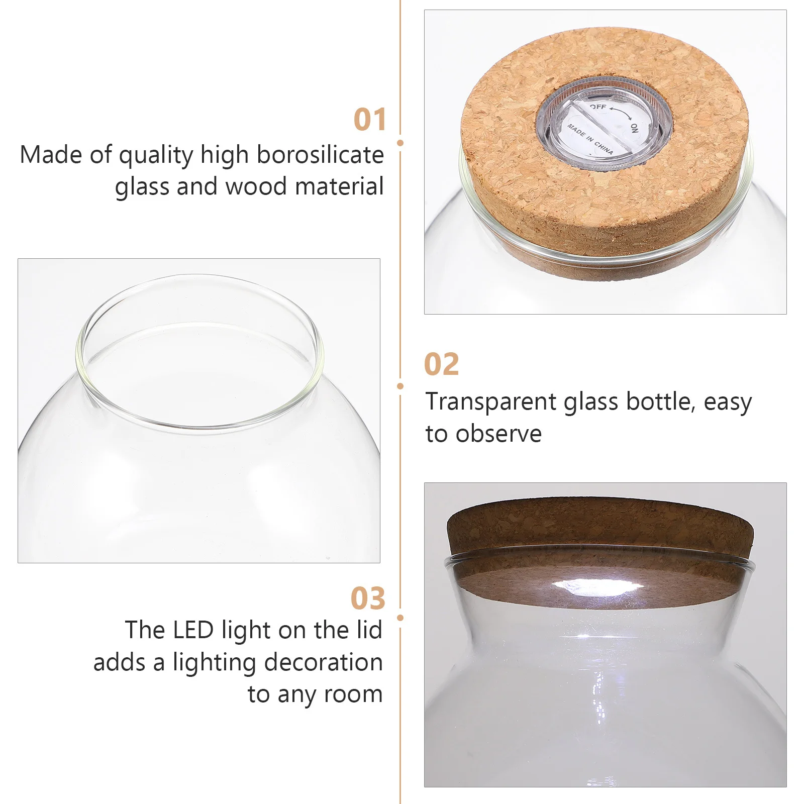 Glass Bottle With L…