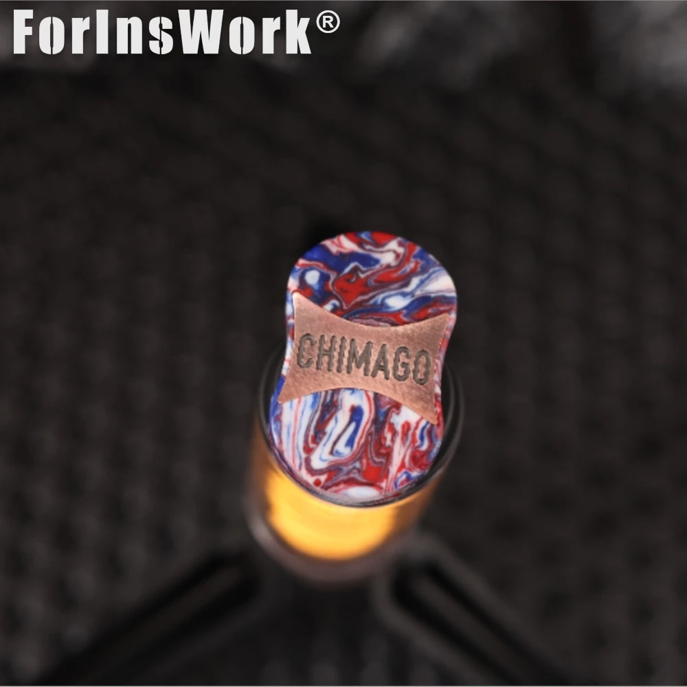 CHIMAGO EDC DESIGN Wrath Expression تململ المنزلق الراتنج والنحاس الأحمر العصرية EDC لعبة تخفيف التوتر