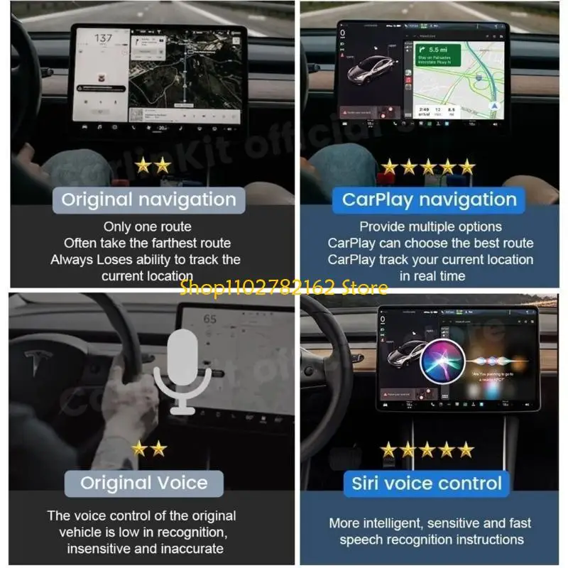 

547B Carplay Wireless Box Adapter for Model CarPlay Dongle for iOS10 and Above