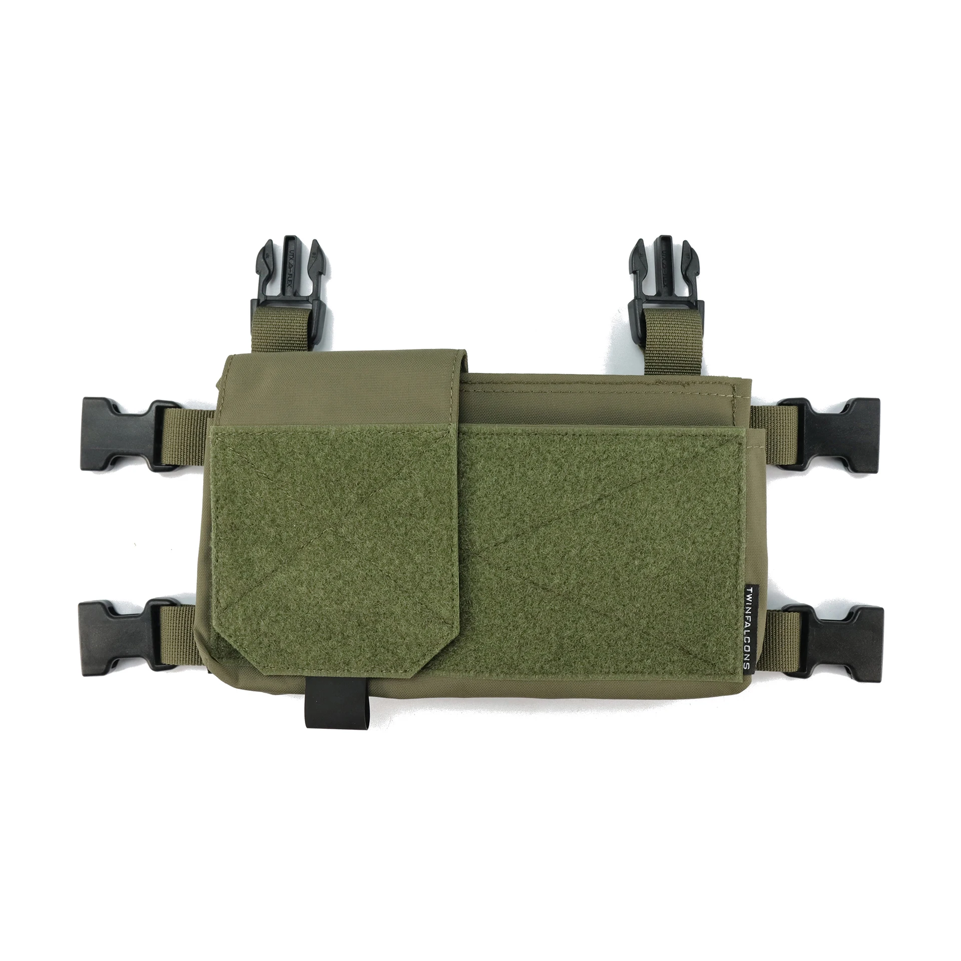 Delustering TwinFalcons Tactical Airsoft Chassis w/ Half Flaps of MFC 2.0 S Chest Rig Lightweight Low Profile