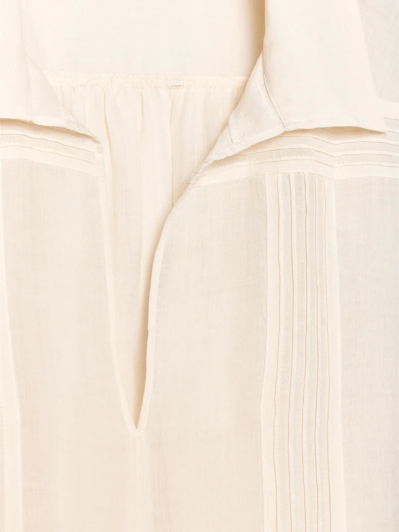 Csa de Manga Larga Estilo Romántico para Mujer, Cuello en V Versátil y Moderno, Ropa de Verano Nueva, Estilo Casual Hoad...