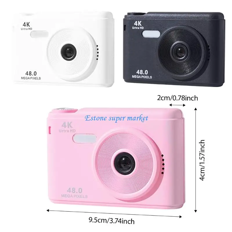 090B Digitale kindercamera 4K Video 48 Foto Elektronische beeldstabilisatie batterijduur