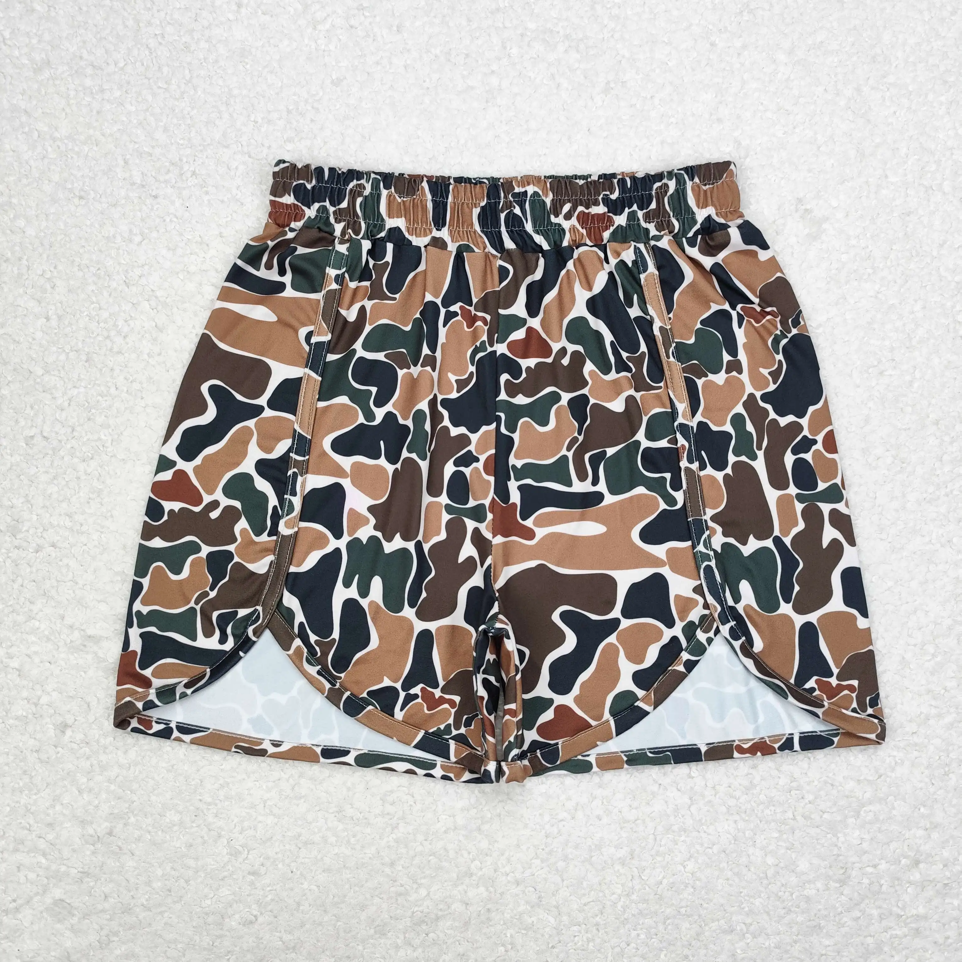 Wholesale Adult Summer Camo Cow Cactus Floral Running Shorts Clothing Women Girl Toddler Ton Western Clothes