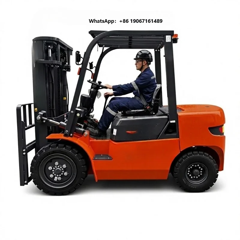 Wheel 2.5Ton 3Ton 4Ton 5Ton Forklift 6000 Pounds with Yanmar Engine Side Shift for Farm Warehouse  xiangx