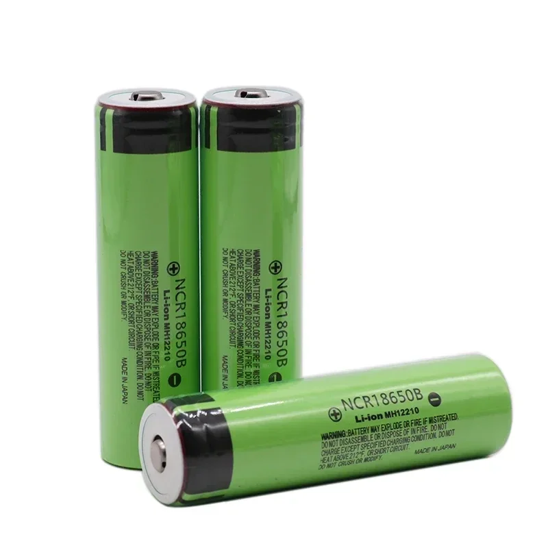 1-20pcs 100% Brand New and Original NCR18650B 3.7V 3400mAh 18650 Lithium Rechargeable Battery with Top Button for Flashlight