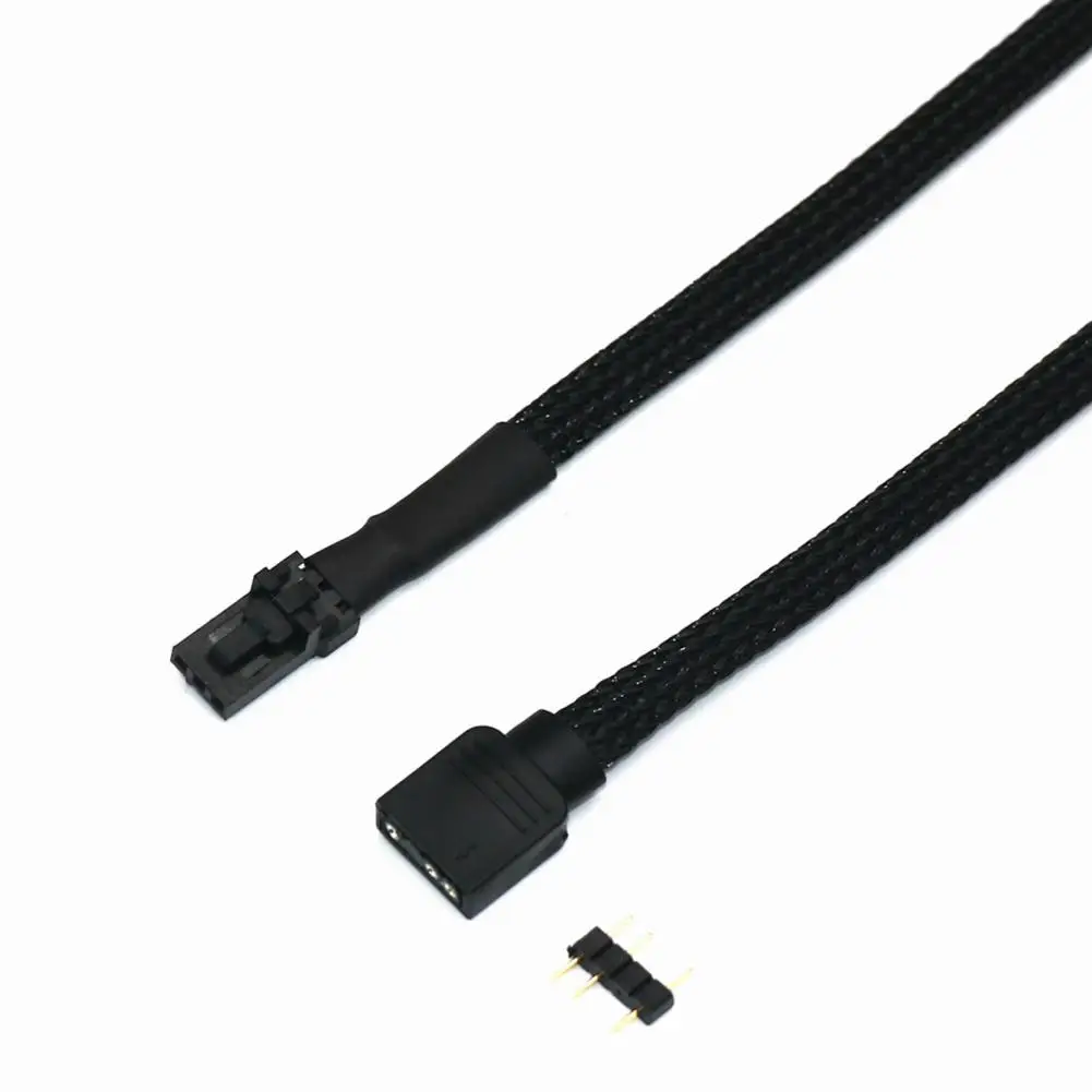 Argb Controller Adapter Cord Enhance Computer's Aesthetics with 25cm Argb Controller Adapter Cables for Ql Ll120 Icue Rgb Led