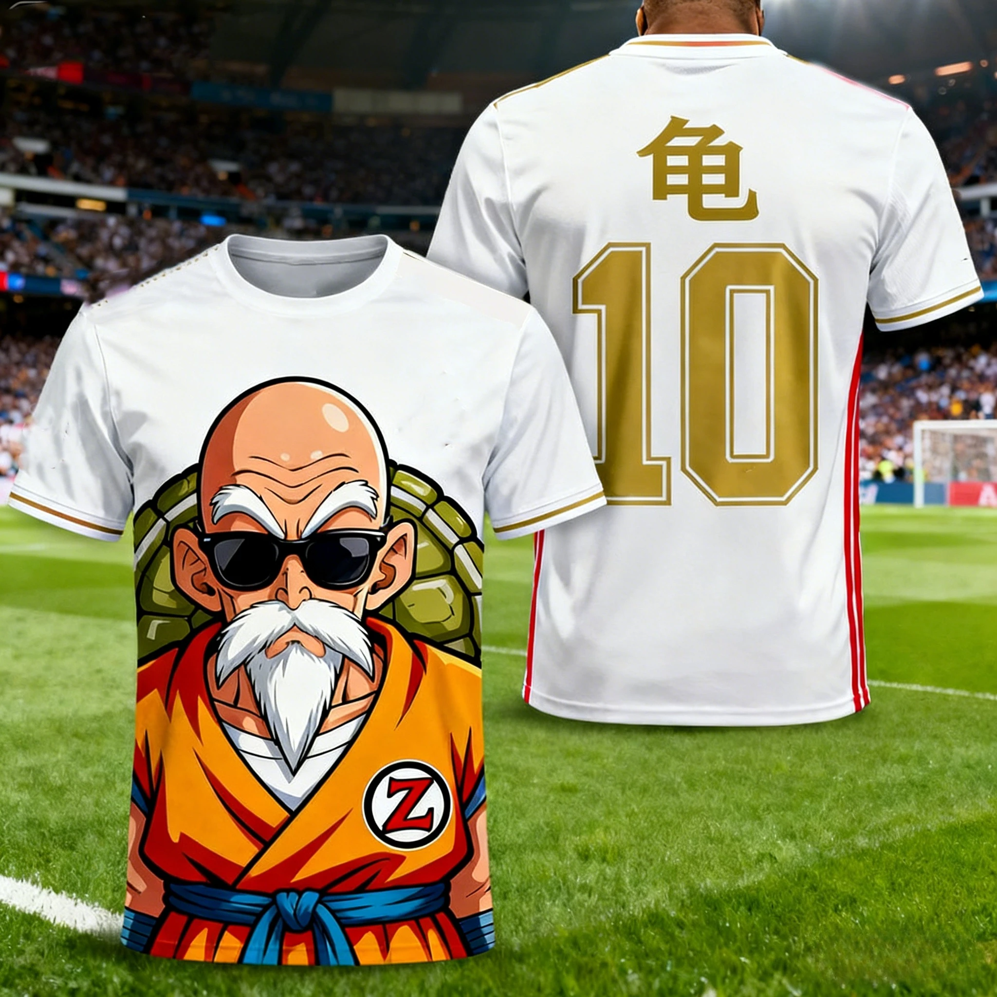 2026 Summer Dragon Ball Retro Cosplay T-shirt Men's Oversized 3D Printed Short-sleeved Family Unisex Children's Sports Shirt