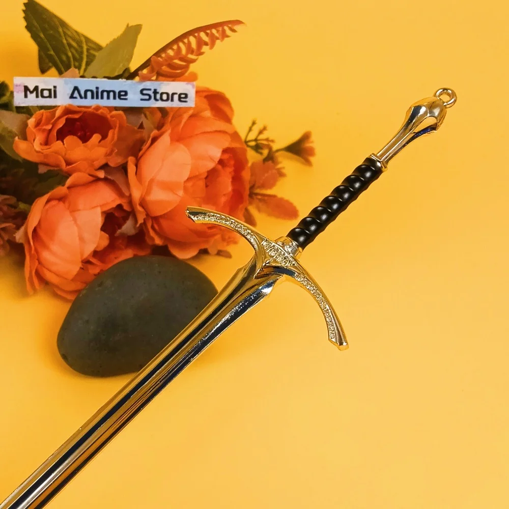 8.6 بوصة باجينز كاتانا كاتانا اليابانية الحقيقية الساموراي الدائري أراغورن المعادن النينجا سكين القرون الوسطى البهجة نارتيل لعبة غير حادة هدية