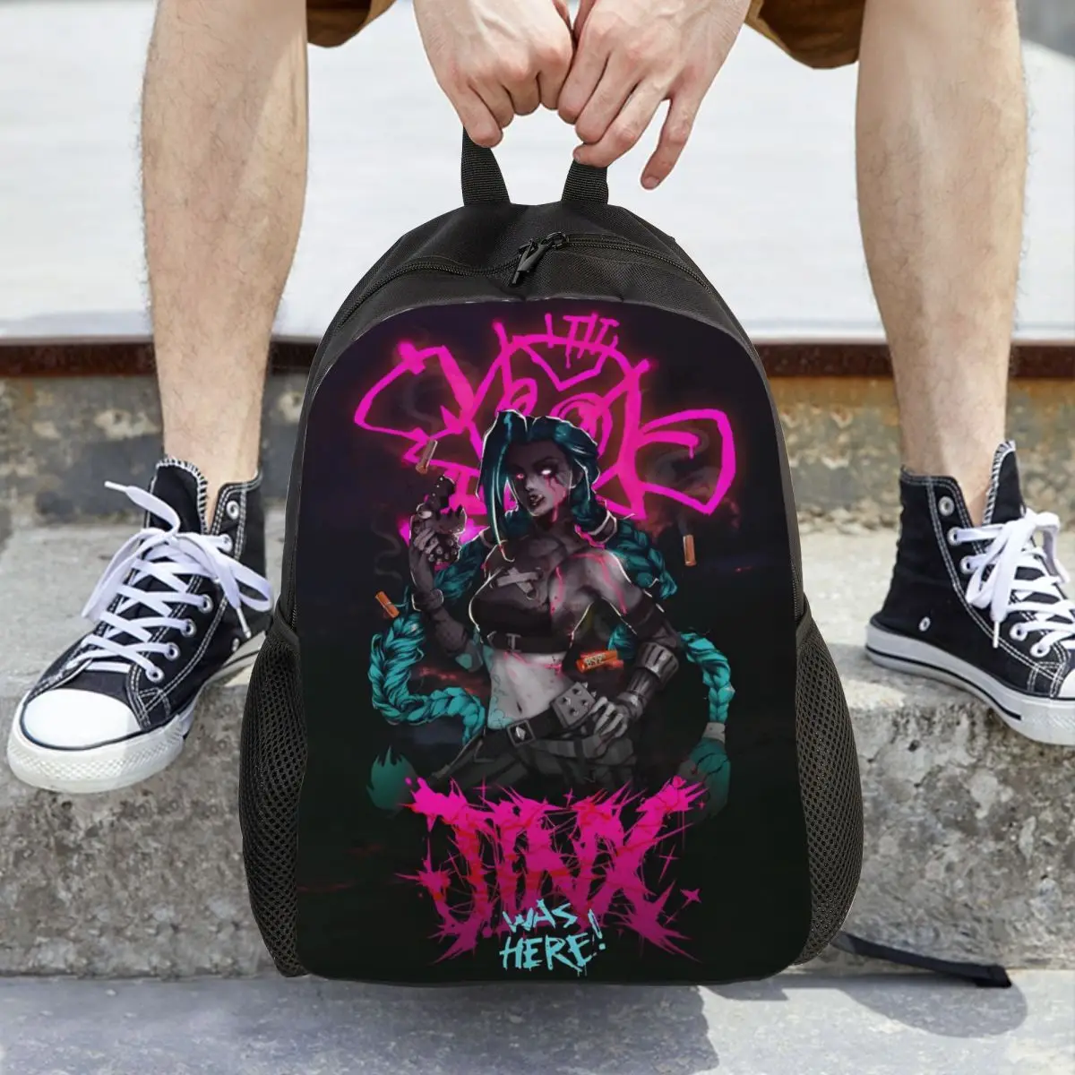 Get Jinxed Arcane Jinx Game Fans Gifts Gaming Kid Backpack for Kids Boys Girls Backpacks Kawaii Preschool Child School Bags